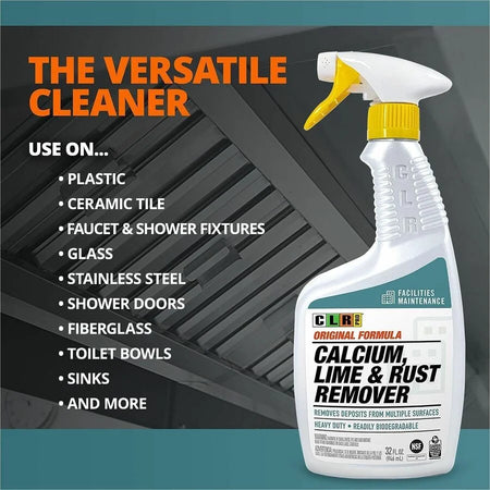 CLR Pro Heavy-Duty Cleaner & Degreaser - Multipurpose 32 fl oz - 6/Carton - Specialty Cleaners