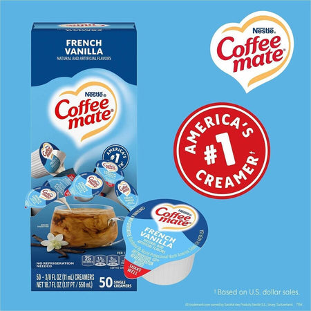 Coffee mate French Vanilla Nondairy Liquid Creamer Singles - Alternate-Image3
