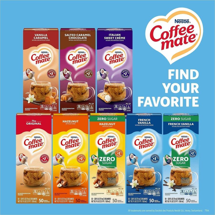 Coffee mate French Vanilla Nondairy Liquid Creamer Singles - Alternate-Image8