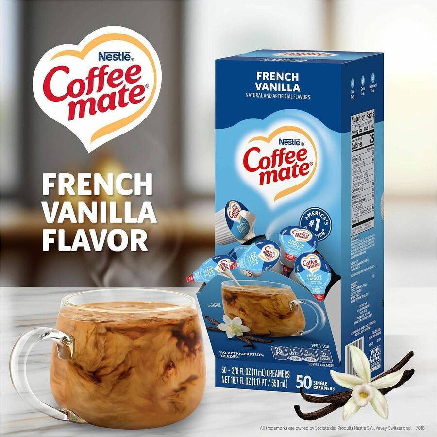 Coffee mate French Vanilla Nondairy Liquid Creamer Singles - Alternate-Image2