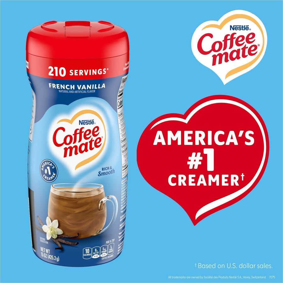 Coffee mate French Vanilla Powdered Coffee Creamer Canister - Alternate-Image6