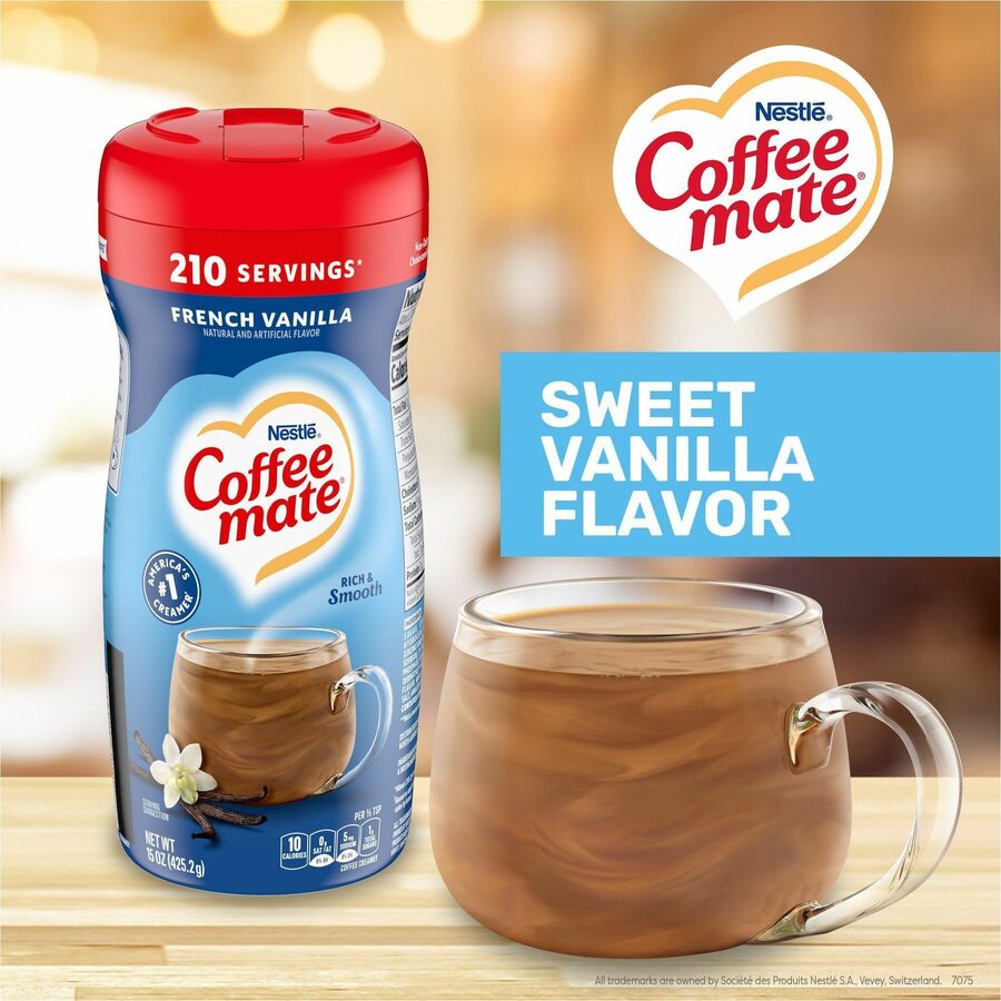 Coffee mate French Vanilla Powdered Coffee Creamer Canister - Alternate-Image1