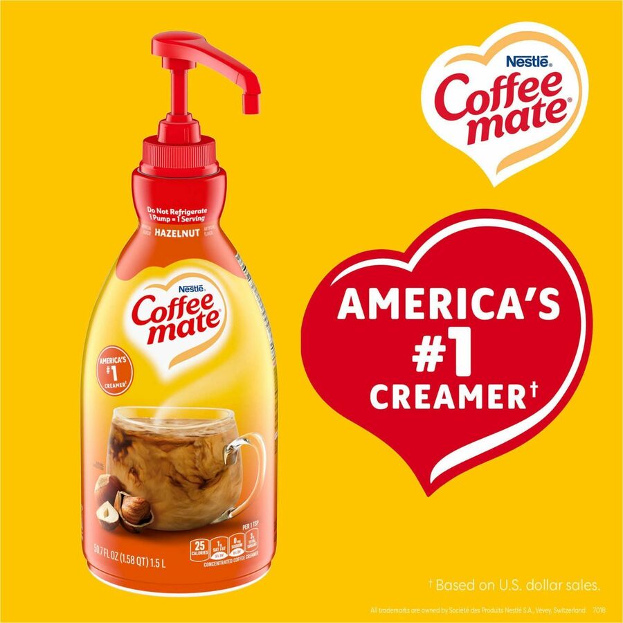 Coffee mate Hazelnut Liquid Concentrate Coffee Creamer - Pump Bottle - Alternate-Image9