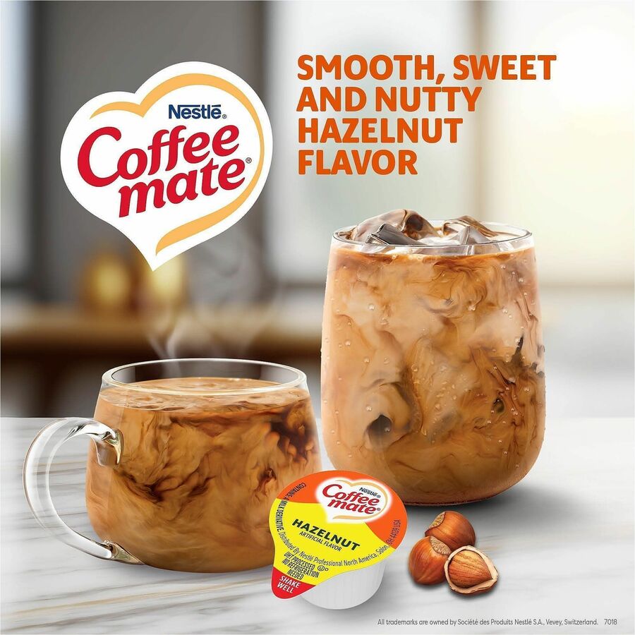 Coffee mate Hazelnut Nondairy Liquid Creamer Singles - Alternate-Image1