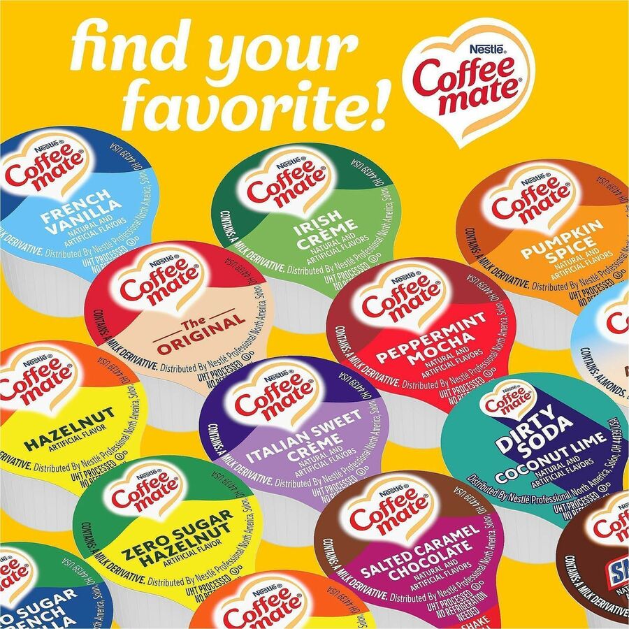Coffee mate Hazelnut Nondairy Liquid Creamer Singles - Alternate-Image7