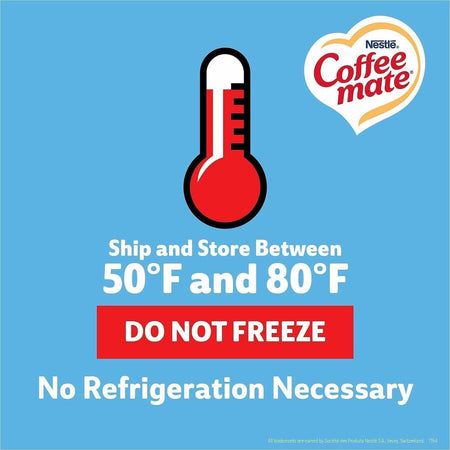 Coffee mate Liquid Creamer Singles - French Vanilla Flavor - 1 Serving - 360 / Carton - Creamers