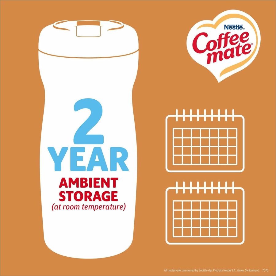 Coffee mate Original Lite Powdered Coffee Creamer Canister - Left