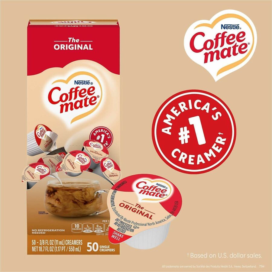 Coffee mate Original Nondairy Liquid Creamer Singles - Alternate-Image8