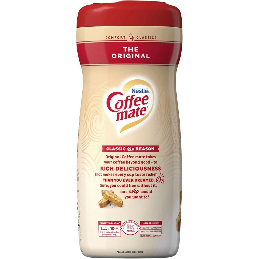 Coffee mate Original Powdered Creamer Canister - Gluten-Free - Rear