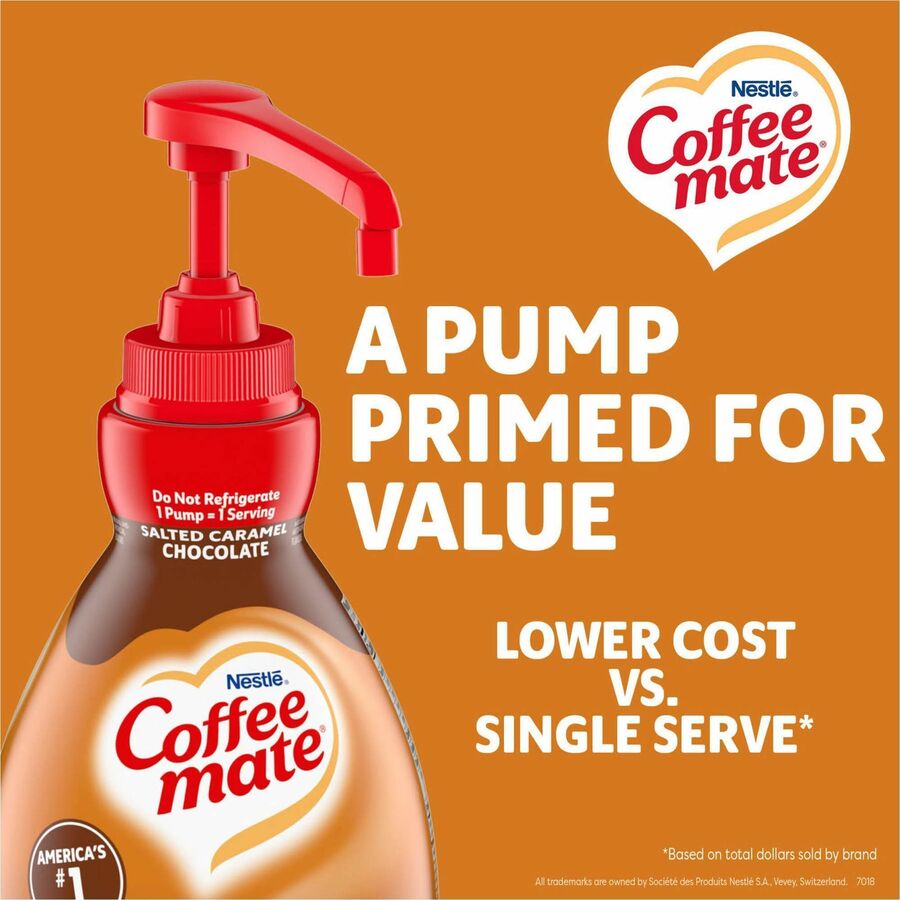 Coffee mate Salted Caramel Chocolate Liquid Concentrate Coffee Creamer - Pump Bottle - Alternate-Image7