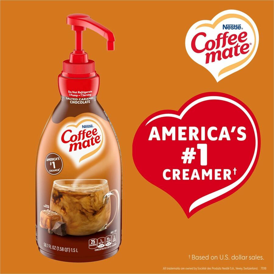 Coffee mate Salted Caramel Chocolate Liquid Concentrate Coffee Creamer - Pump Bottle - Alternate-Image9