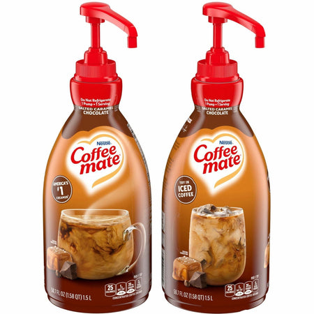 Coffee mate Salted Caramel Chocolate Liquid Concentrate Coffee Creamer - Pump Bottle - 2000