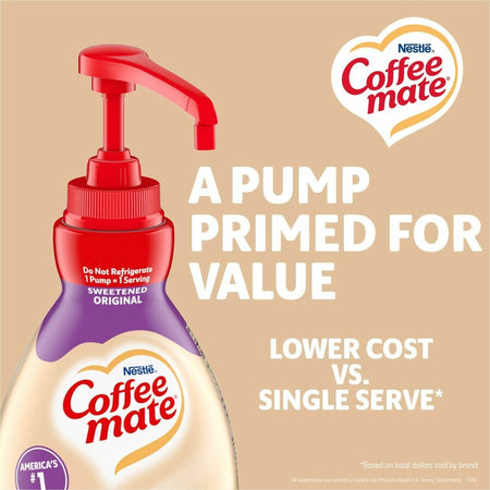 Coffee mate Sweetened Original Liquid Concentrate Coffee Creamer - Pump Bottle - Alternate-Image5