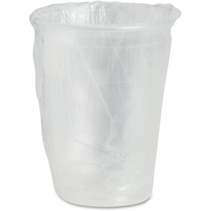 Coffee Pro 9oz Clear Plastic Cups - Individually Wrapped - 1000/Carton