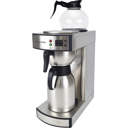 Coffee Pro Commercial Coffeemaker: 2.32 Quart Stainless Steel Body - Makers & Warmers