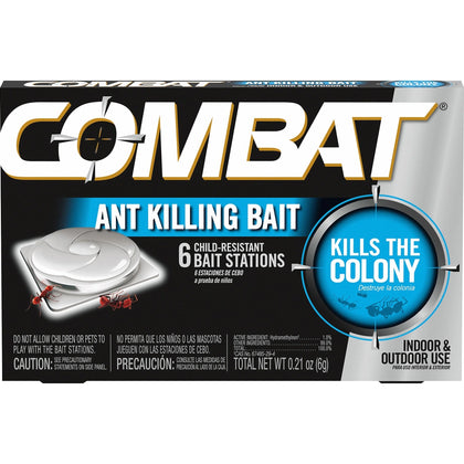 Combat Ant Killer Bait Stations - Kills Ants - 0.21 oz - 6/Box - Pesticides