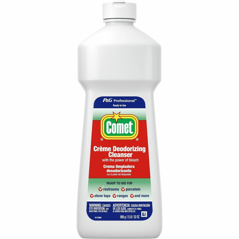 Comet Creme Deodorizing Cleanser - 32 fl oz - Non-Scratching Formula - Multipurpose Cleaners