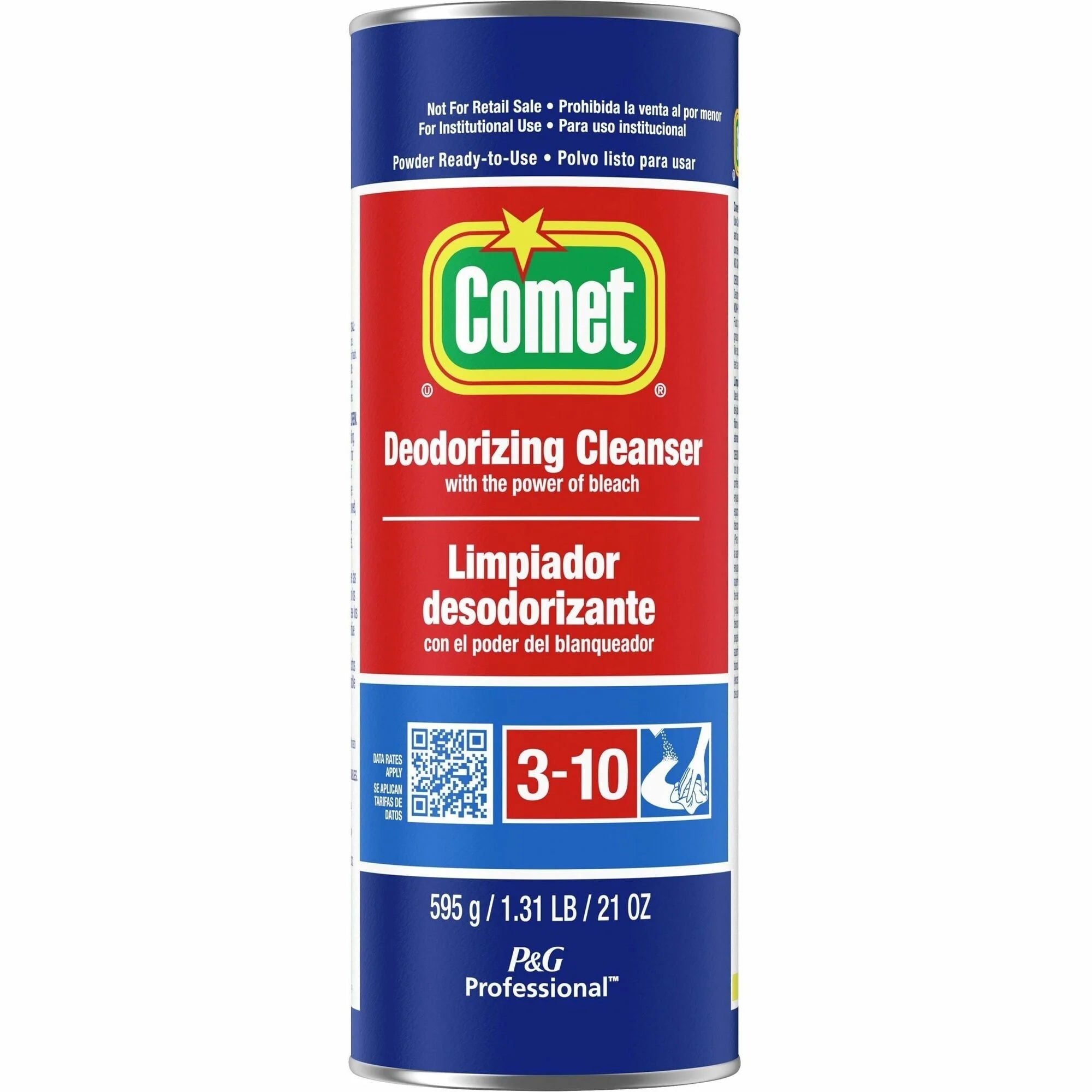 Comet Deodorizing Cleanser: Hard Surface Cleaner - 21 oz - Non-staining - Specialty Cleaners