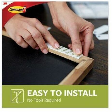 Command Damage-Free Picture Hanging Strips, Large, 5-5/8" x 5-3/16" , Pack Of 120 Strips - Alternate-Image4