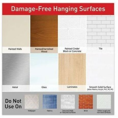 Command Damage-Free Picture Hanging Strips, Large, 5-5/8" x 5-3/16" , Pack Of 120 Strips - Alternate-Image7