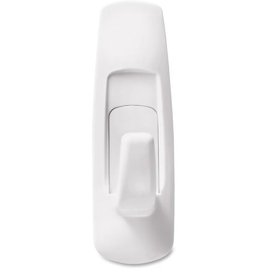 Command Large Utility Hook Mega Pack - 14-Pack White Plastic Hooks for Multipurpose Storage - Mounting Tape & Putty
