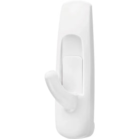 Command Medium Utility Hooks - 3 lb (1.36 kg) Capacity - White - 37 / Box - Mounting Tape & Putty