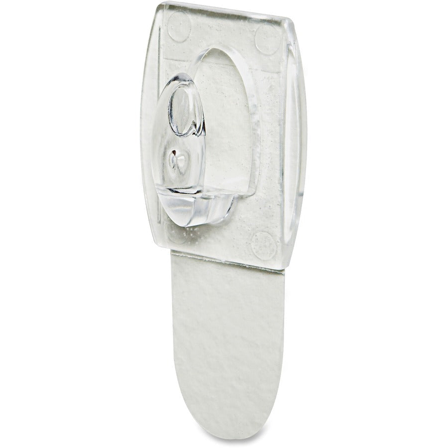 Command Mini Clear Hooks with Strips - 7.94 oz (225 g) Capacity - 1.1’’ Height x 0.9’’ Width Length - Plastic