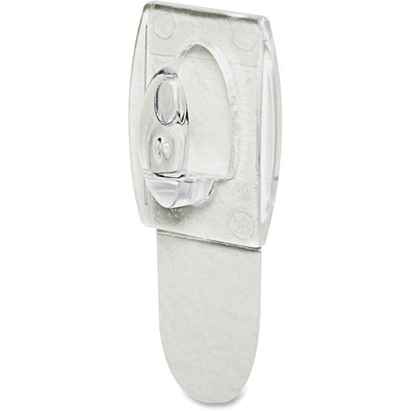 Command Mini Clear Hooks with Strips - 7.94 oz (225 g) Capacity - 1.1’’ Height x 0.9’’ Width Length - Plastic
