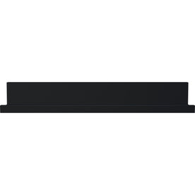 Command Picture Ledge - 3’’ Height x Width 21’’ Depth - Plastic - Gray - 1 Each - Mounting Tape & Putty