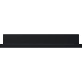 Command Picture Ledge - 3’’ Height x Width 21’’ Depth - Plastic - Gray - 1 Each - Mounting Tape & Putty