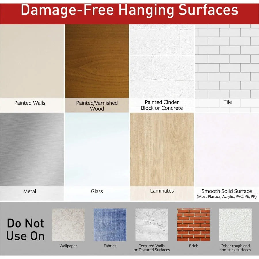 Command Picture Ledge: 3x3x21 Plastic Gray - 1 Unit - Mounting Tape & Putty