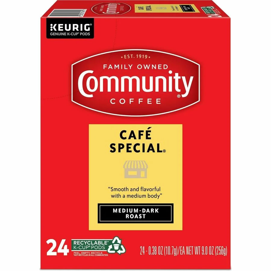Community Coffee K-Cup Cafe Special - Compatible with Keurig 2 Brewer - American