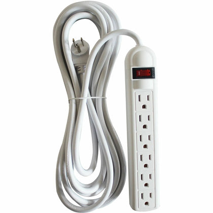 Compucessory 6-Outlet Power Strip: 15 ft Cord 104 J Surge Energy - Cords & Protectors