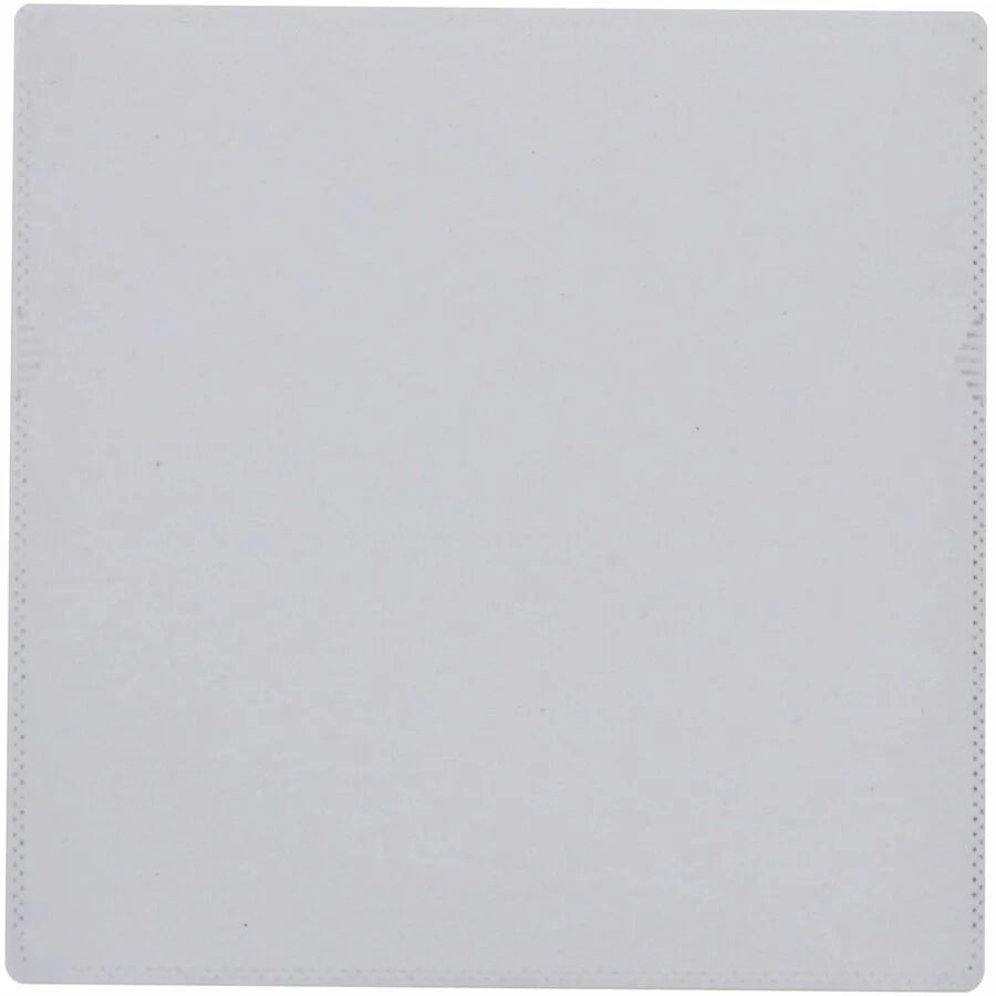 Compucessory CD/DVD Holders: Self-Adhesive Poly White 50-Pack - Electronic Accessories