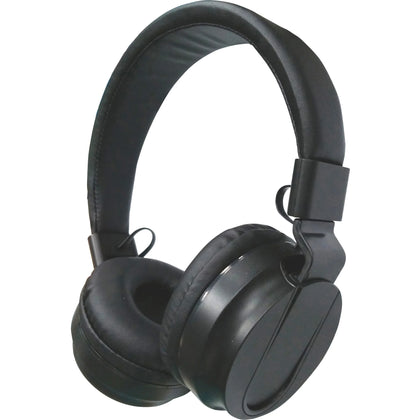 Compucessory Deluxe Stereo Headphones: Wired Binaural Over-the-head - Black - Headphones