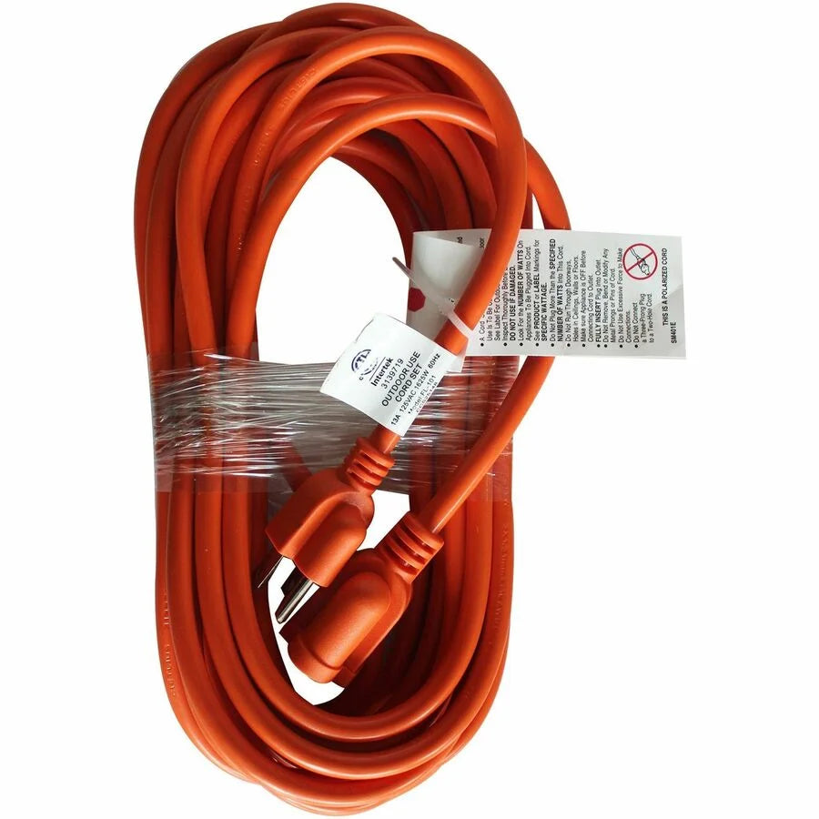 Compucessory Heavy-duty Extension Cord - 16 Gauge 25 ft - Indoor/Outdoor Power Solution - Cords & Surge Protectors