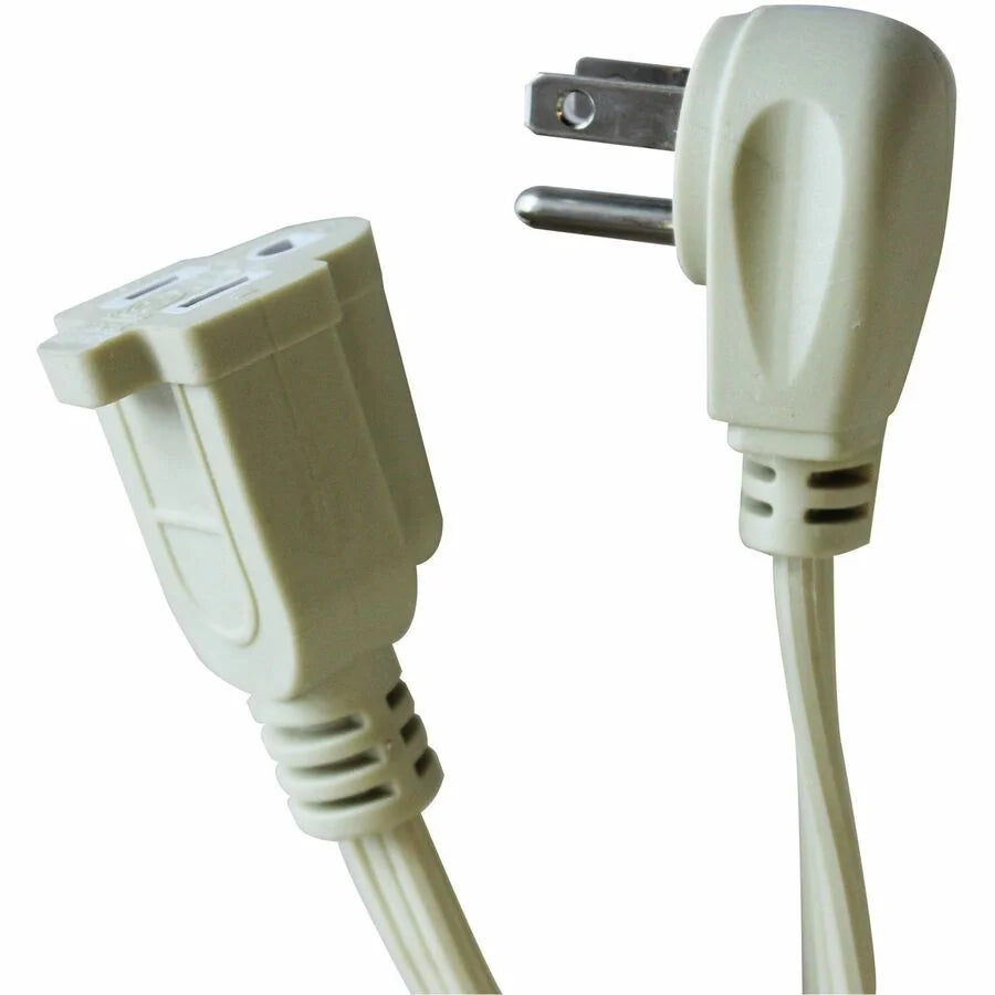 Compucessory Heavy Duty Indoor Extension Cord - Reliable 14 Gauge - 9 ft Length - Power Cords & Surge Protectors