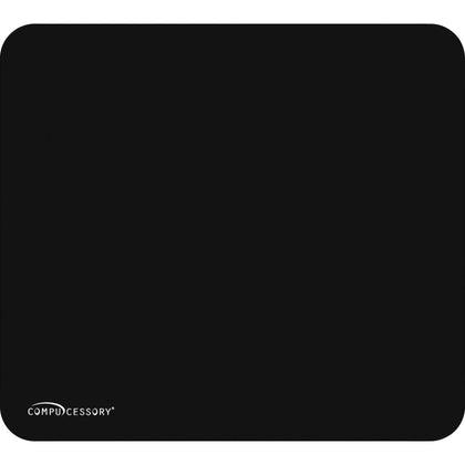 Compucessory Mouse Pad: Smooth Cloth Nonskid - 9.50’’ x 8.50’’ - Black - Pads & Wrist Rests