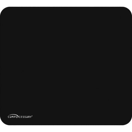 Compucessory Mouse Pad: Smooth Cloth Nonskid - 9.50’’ x 8.50’’ - Black - Pads & Wrist Rests