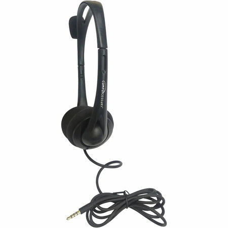 Compucessory Stereo Headphones with Mic - Lightweight Wired Headset