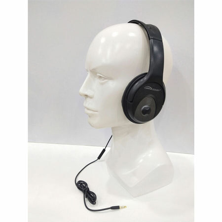 Compucessory Stereo Headset with Microphone - Wired Binaural Headphones