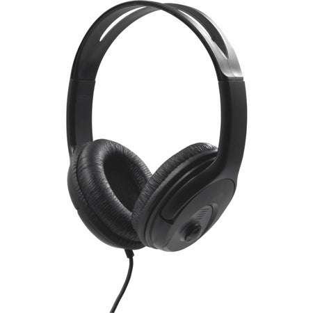 Compucessory Stereo Headset with Microphone - Wired Binaural Headphones
