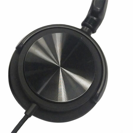 Compucessory Tangle-free Headset with Mic - Top