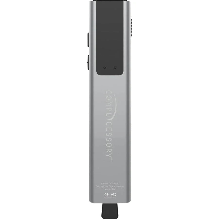 Compucessory Wireless Digital Presenter: 95 ft Range Silver Finish - Laser Pointers