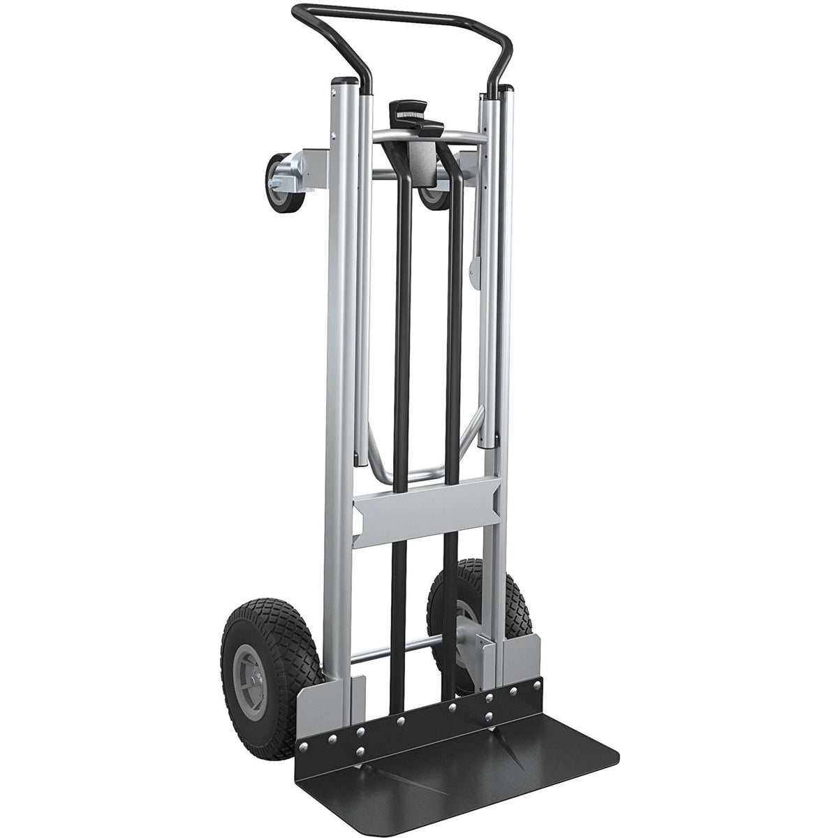 Cosco 2-in-1 Hybrid Hand Truck - 1000 lb Capacity - 4 Casters - 19.50’’ Length x Width 48’’ Height - Black - 1 Each