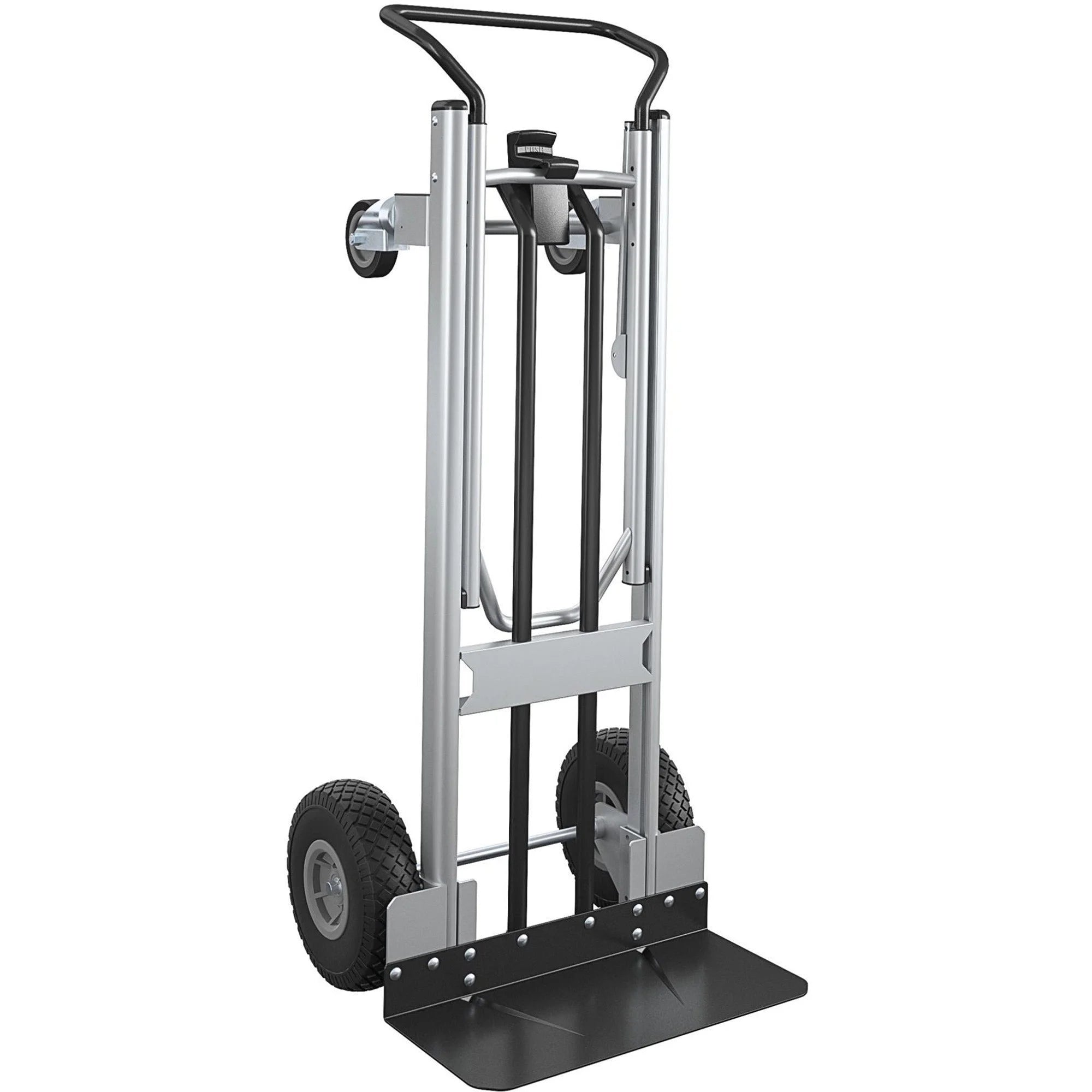 Cosco 2-in-1 Hybrid Hand Truck - 1000 lb Capacity - 4 Casters - 19.50’’ Length x Width 48’’ Height - Black - 1 Each