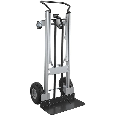 Cosco 2-in-1 Hybrid Hand Truck - 1000 lb Capacity - 4 Casters - 19.50’’ Length x Width 48’’ Height - Black - 1 Each