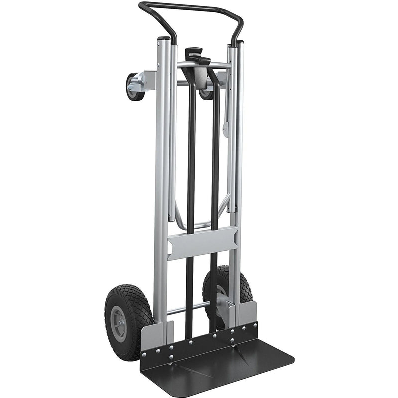 Cosco 2-in-1 Hybrid Hand Truck - 1000 lb Capacity - 4 Casters - 19.50’’ Length x Width 48’’ Height - Black - 1 Each