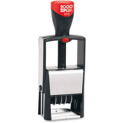 Cosco 2000 Plus Heavy-Duty Line Dater Stamp - 0.63’’ x 1.25’’ - 5000 Impressions - Daters