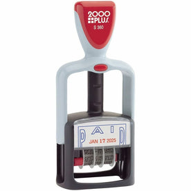 Cosco 2000 Plus PAID Dater Stamp - 1.25’’ Width - 5000 Impressions - Daters